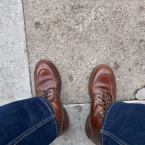 Grant Stone Ottawa Boot in Horween Crimson Chromexcel