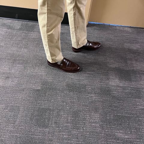 Grant Stone Traveler Penny in Horween Crimson Chromexcel