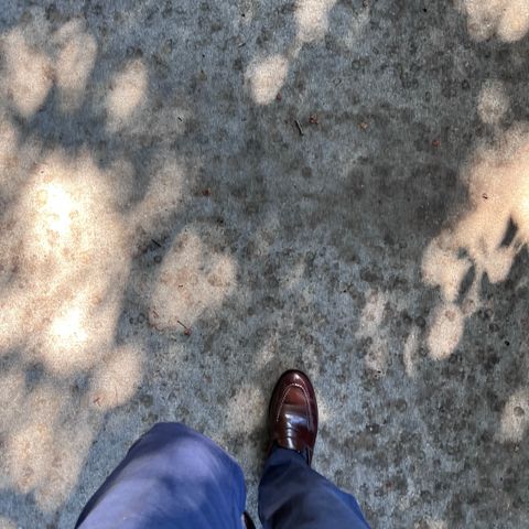 Grant Stone Traveler Penny in Horween Crimson Chromexcel