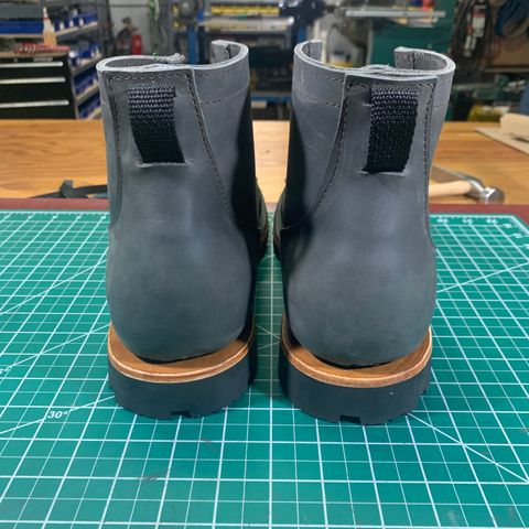 Origin The Coronado Boot in Slate Waxed Pull Up