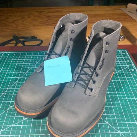 Origin The Coronado Boot in Slate Waxed Pull Up