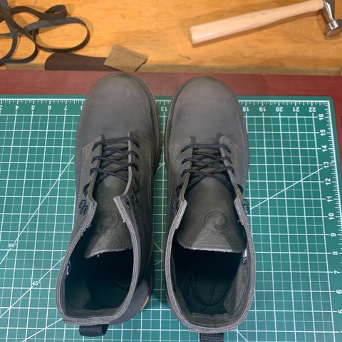 Origin The Coronado Boot in Slate Waxed Pull Up