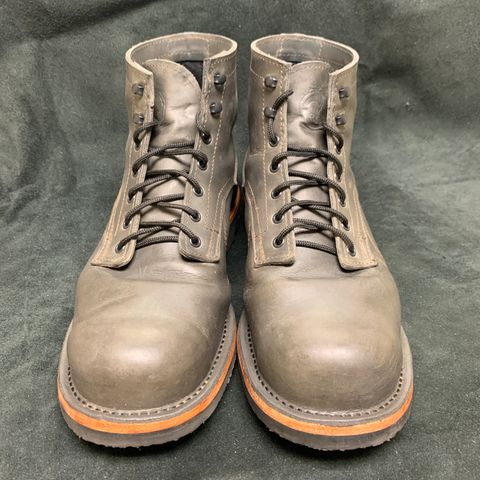 Origin The Coronado Boot in Slate Waxed Pull Up