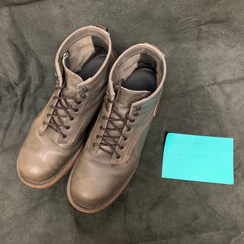 Origin The Coronado Boot in Slate Waxed Pull Up