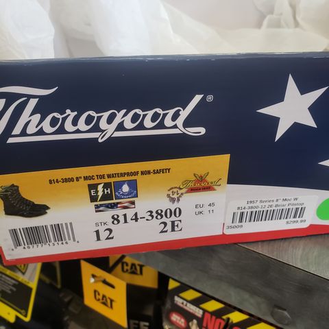 Thorogood 1957 Series 8" Moc Toe in Briar Pitstop Full Grain