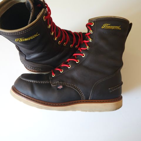 Thorogood 1957 Series 8" Moc Toe in Briar Pitstop Full Grain