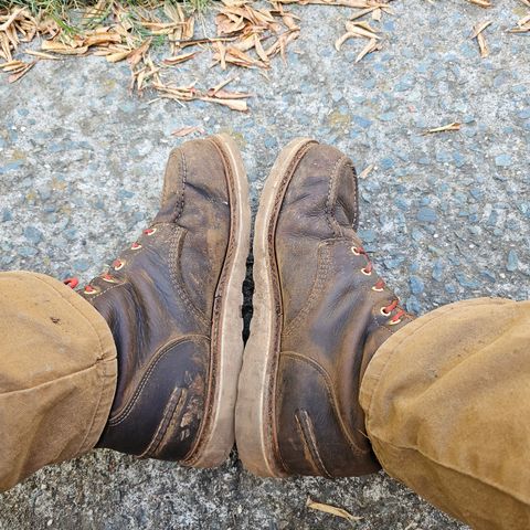Thorogood 1957 Series 8" Moc Toe in Briar Pitstop Full Grain