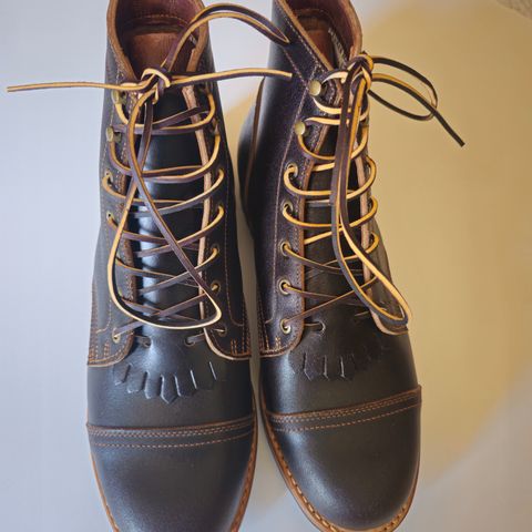 Truman Cap Toe Boot in Horween Java Waxed Flesh