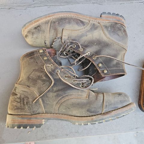 Truman Cap Toe Boot in Horween Java Waxed Flesh