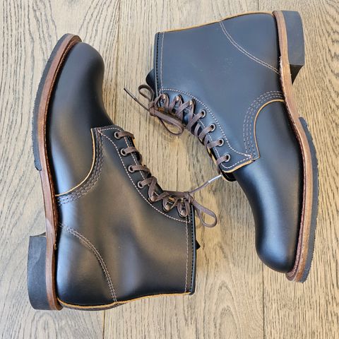 Red Wing Beckman Flatbox in S.B. Foot Black Klondike