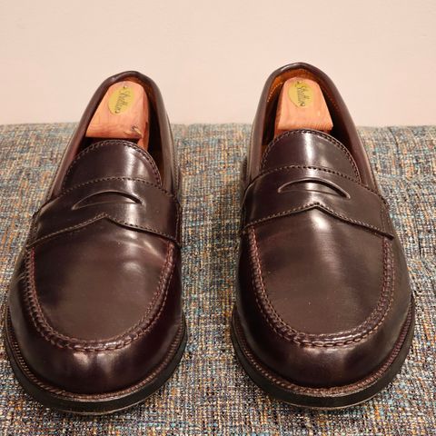 Alden Leisure Handsewn Moccasin in Horween Color 8 Shell Cordovan