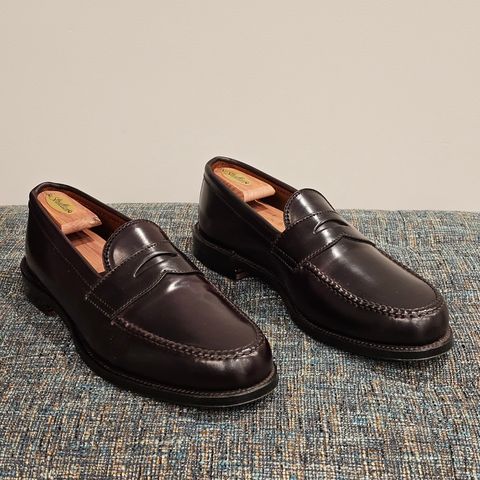 Alden Leisure Handsewn Moccasin in Horween Color 8 Shell Cordovan
