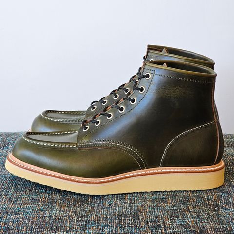 Search result thumbnail of Jamvaida Japanese Moc Toe in Horween Olive Chromexcel