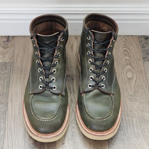 View photo of Jamvaida Japanese Moc Toe in Horween Olive Chromexcel