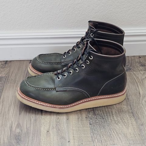 View photo of Jamvaida Japanese Moc Toe in Horween Olive Chromexcel