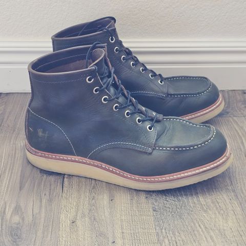 View photo of Jamvaida Japanese Moc Toe in Horween Olive Chromexcel