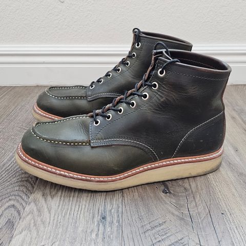 View photo of Jamvaida Japanese Moc Toe in Horween Olive Chromexcel