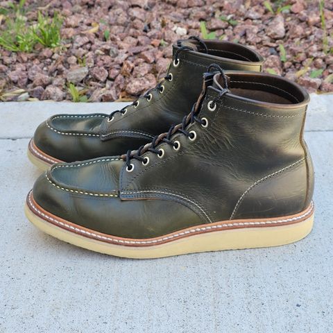 View photo of Jamvaida Japanese Moc Toe in Horween Olive Chromexcel