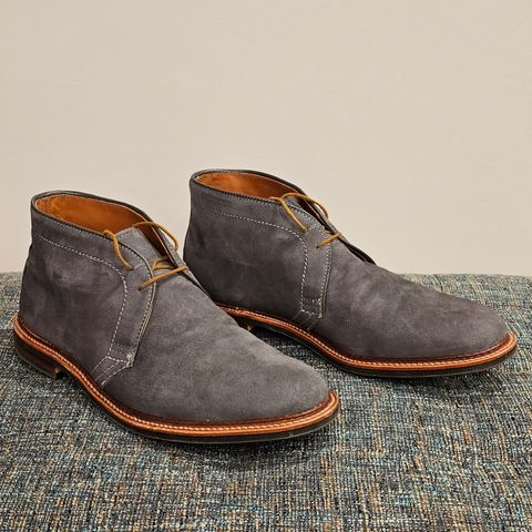 Alden 2-Eyelet Chukka in C.F. Stead Storm Suede