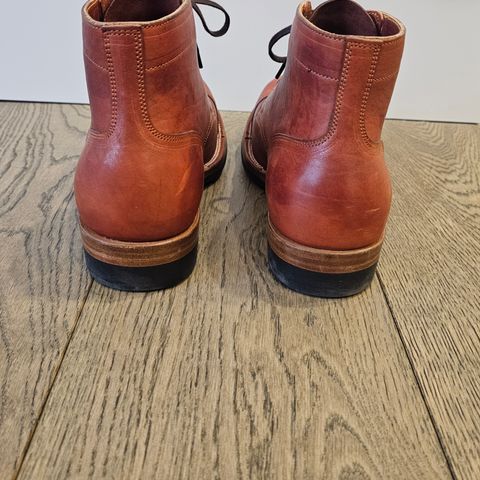 Iron Boots Pitman in Maryam Brick Red Hand-Dyed Horsehide
