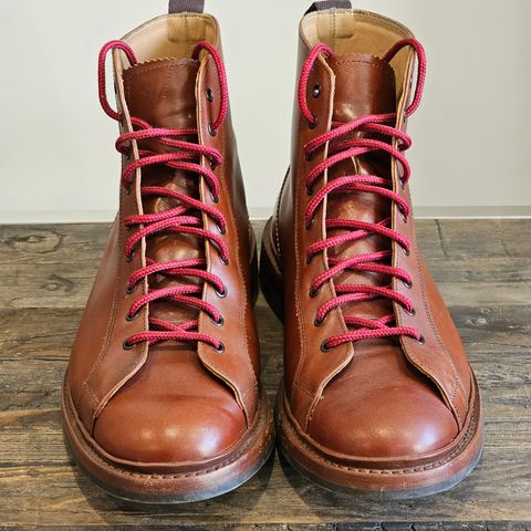 Tricker's Ethan Monkey Boot in Marron Calf