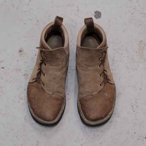 Paris Sun Unlisted Model in C.F. Stead Autumn Spice Waxed Kudu