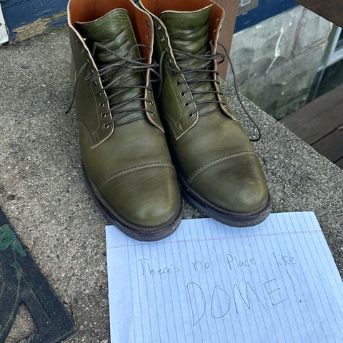 Viberg Service Boot PCT in Shinki Olive Latigo Horsehide