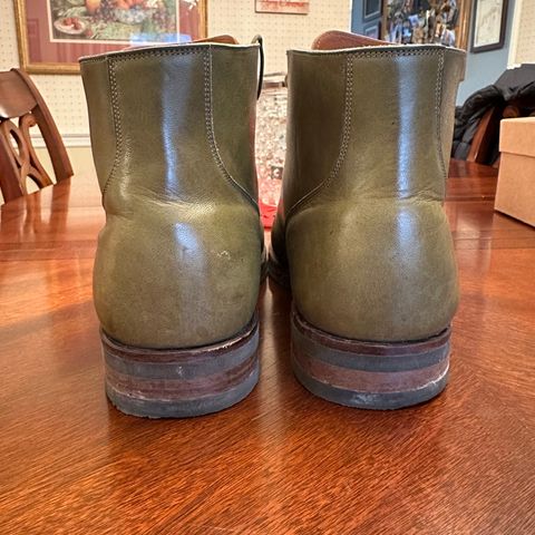 Viberg Service Boot PCT in Shinki Olive Latigo Horsehide