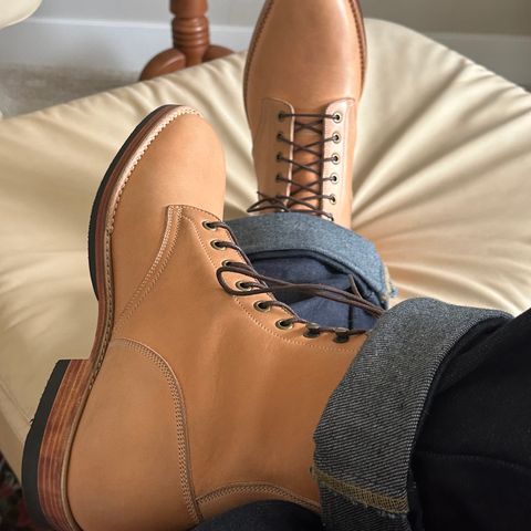 Onderhoud SVC02 Packer Boot in Horween Natural Essex