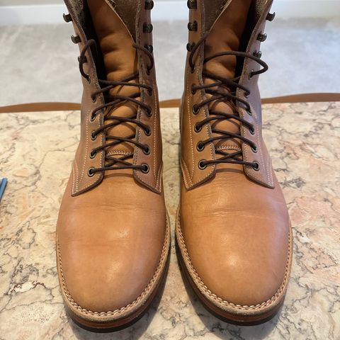 Onderhoud SVC02 Packer Boot in Horween Natural Essex
