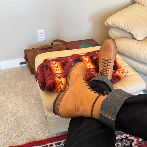 Onderhoud SVC02 Packer Boot in Horween Natural Essex