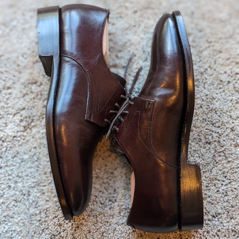BLKBRD Xavier Plain Vamp Derby in Unknown Leather