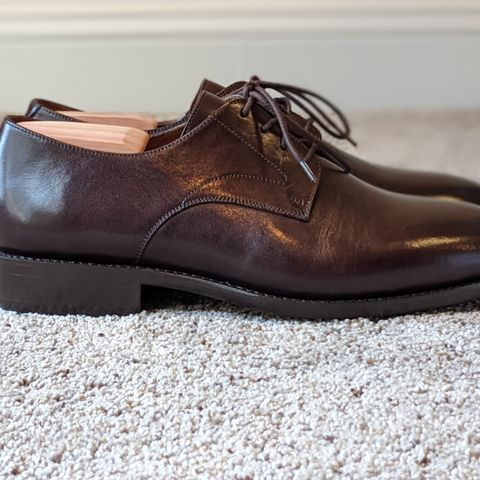 BLKBRD Xavier Plain Vamp Derby in Unknown Leather