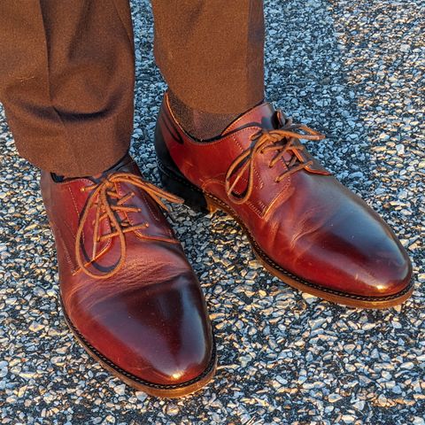 BLKBRD Xavier Plain Vamp Derby in Unknown Leather