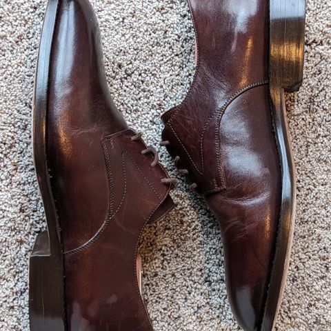 BLKBRD Xavier Plain Vamp Derby in Unknown Leather