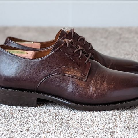 BLKBRD Xavier Plain Vamp Derby in Unknown Leather