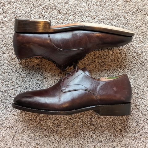 BLKBRD Xavier Plain Vamp Derby in Unknown Leather