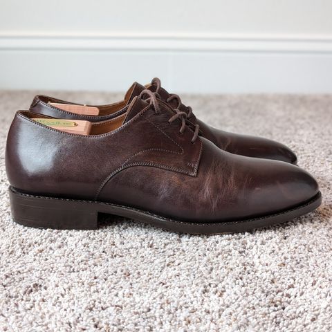 BLKBRD Xavier Plain Vamp Derby in Unknown Leather