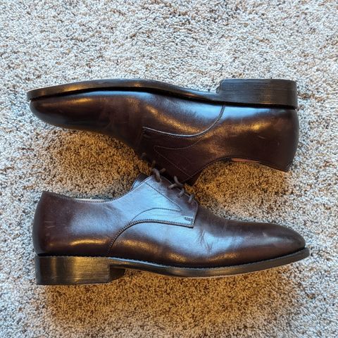 BLKBRD Xavier Plain Vamp Derby in Unknown Leather