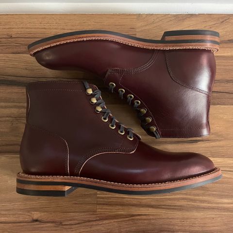 View photo of Grant Stone Diesel Boot in Horween Color 8 Chromexcel
