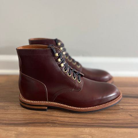 View photo of Grant Stone Diesel Boot in Horween Color 8 Chromexcel