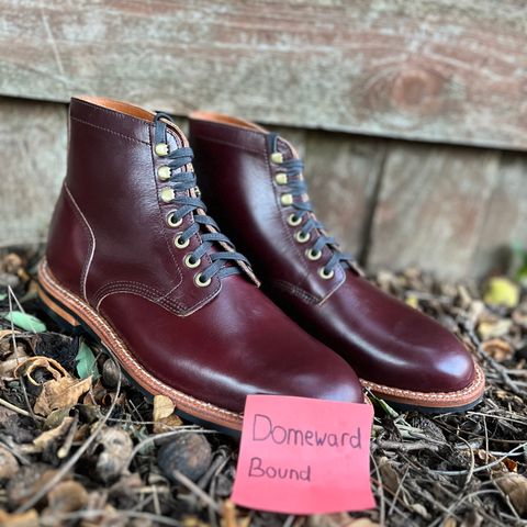 View photo of Grant Stone Diesel Boot in Horween Color 8 Chromexcel