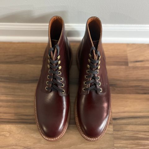 View photo of Grant Stone Diesel Boot in Horween Color 8 Chromexcel