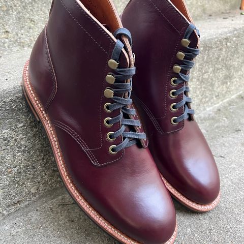 View photo of Grant Stone Diesel Boot in Horween Color 8 Chromexcel