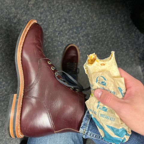 View photo of Grant Stone Diesel Boot in Horween Color 8 Chromexcel