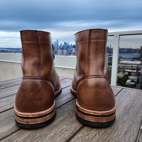 Oak Street Bootmakers Trench Boot in Horween Natural Chromexcel