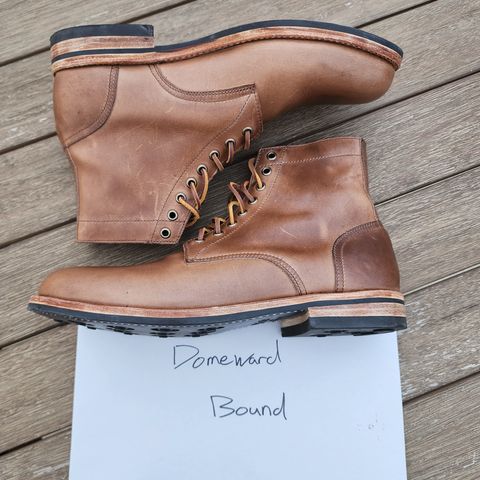 Oak Street Bootmakers Trench Boot in Horween Natural Chromexcel