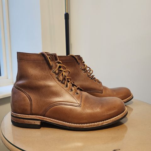 Oak Street Bootmakers Trench Boot in Horween Natural Chromexcel