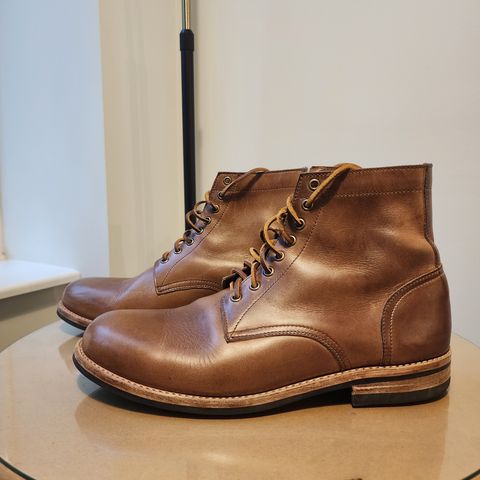 Oak Street Bootmakers Trench Boot in Horween Natural Chromexcel