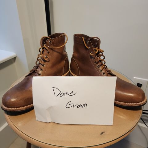 Oak Street Bootmakers Trench Boot in Horween Natural Chromexcel